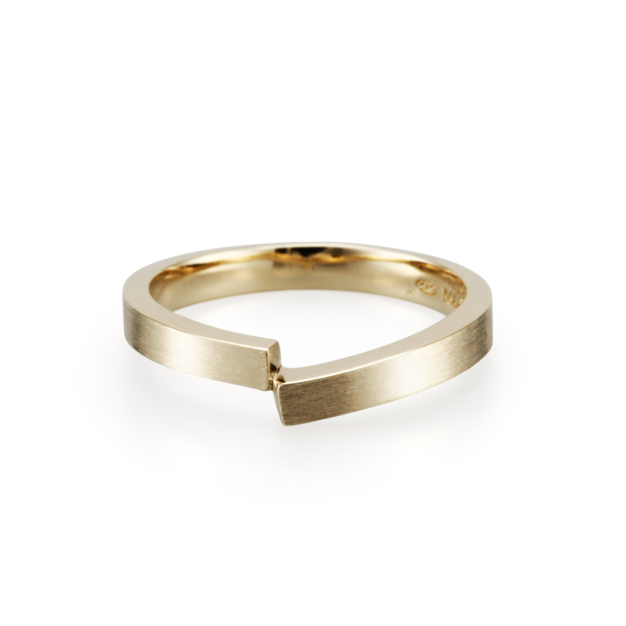 Encounter MG ring (S) 14k gold hairline