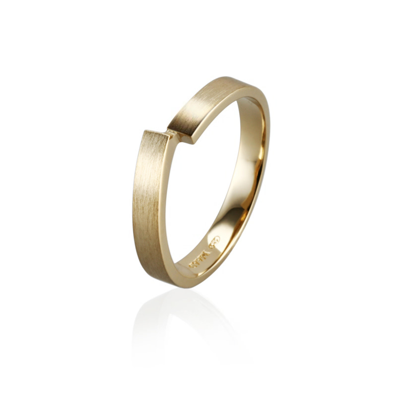 Encounter MG ring (M) 14k gold hairline