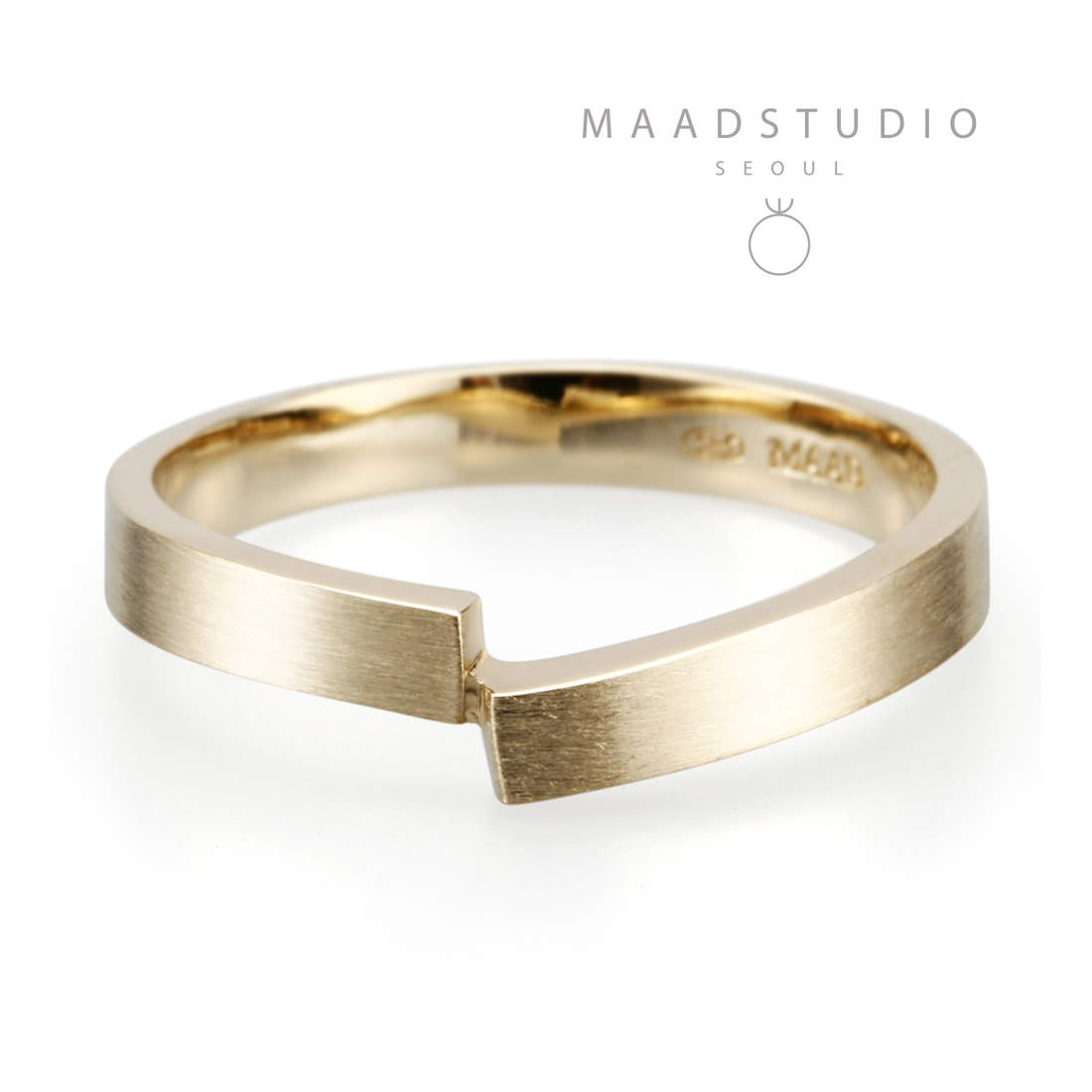 Encounter MG ring (M) 14k gold hairline