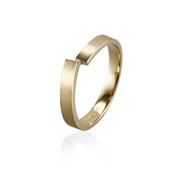 Encounter MG ring (M) 14k gold hairline