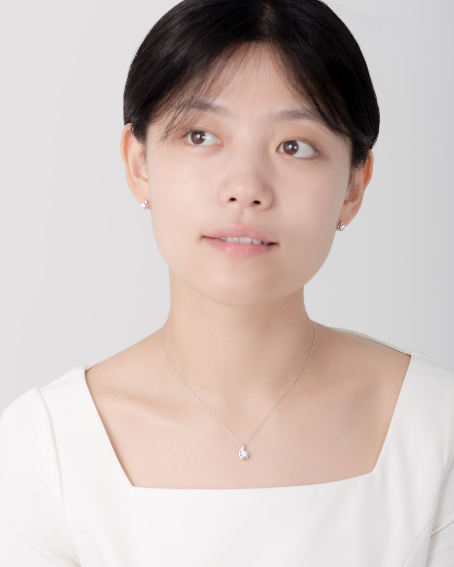 필리아II 귀걸이 14k 화이트골드 0.25ct