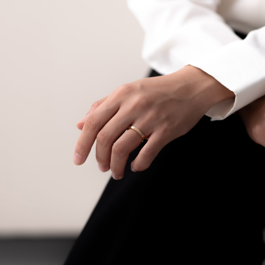 인피니티I 반지 (소) 14k CZ
