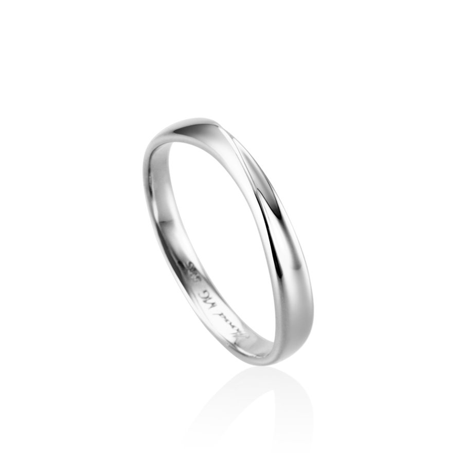 Infinity ring I MG (S) 14k White gold