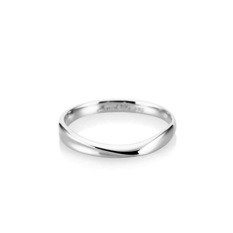 Infinity ring I MG (S) 14k White gold