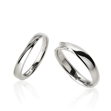 인피니티I 커플링 (중+소) 14k 화이트골드