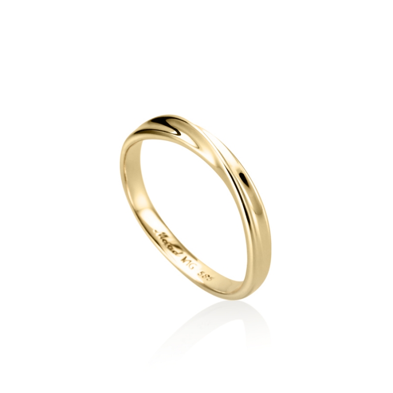 Infinity ring II MG (S) 14k gold