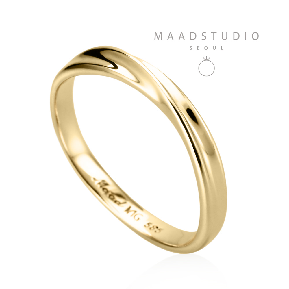 Infinity ring II MG (S) 14k gold