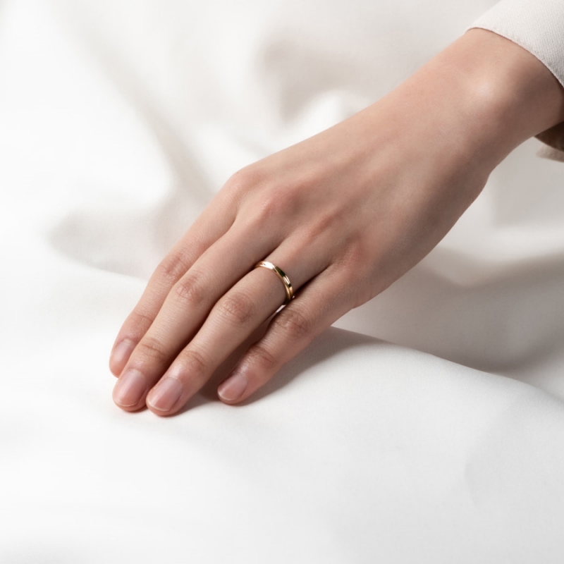 Infinity II MG wedding ring Set (M&S) 14k gold