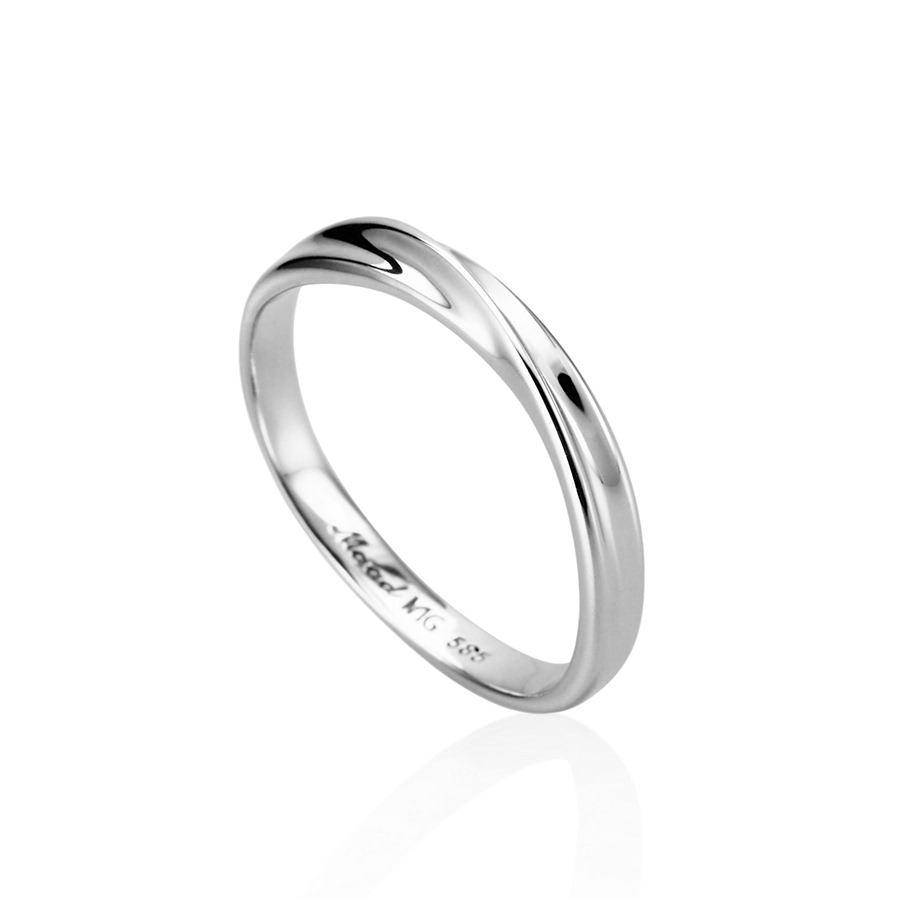 인피니티II MG 반지 (소) 14k 화이트골드