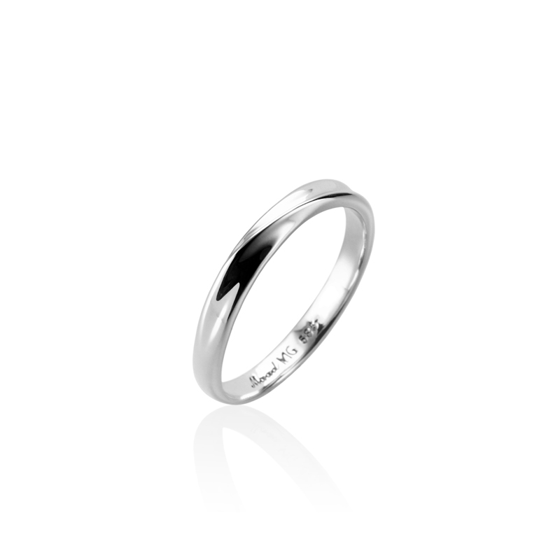 Infinity ring II MG (S) 14k White gold