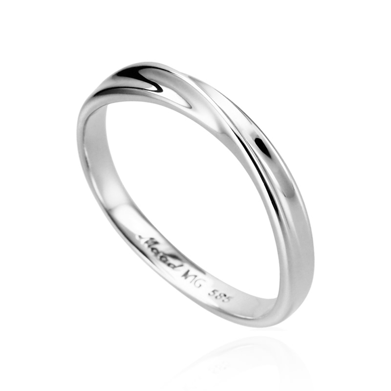 인피니티II MG 반지 (소) 14k 화이트골드