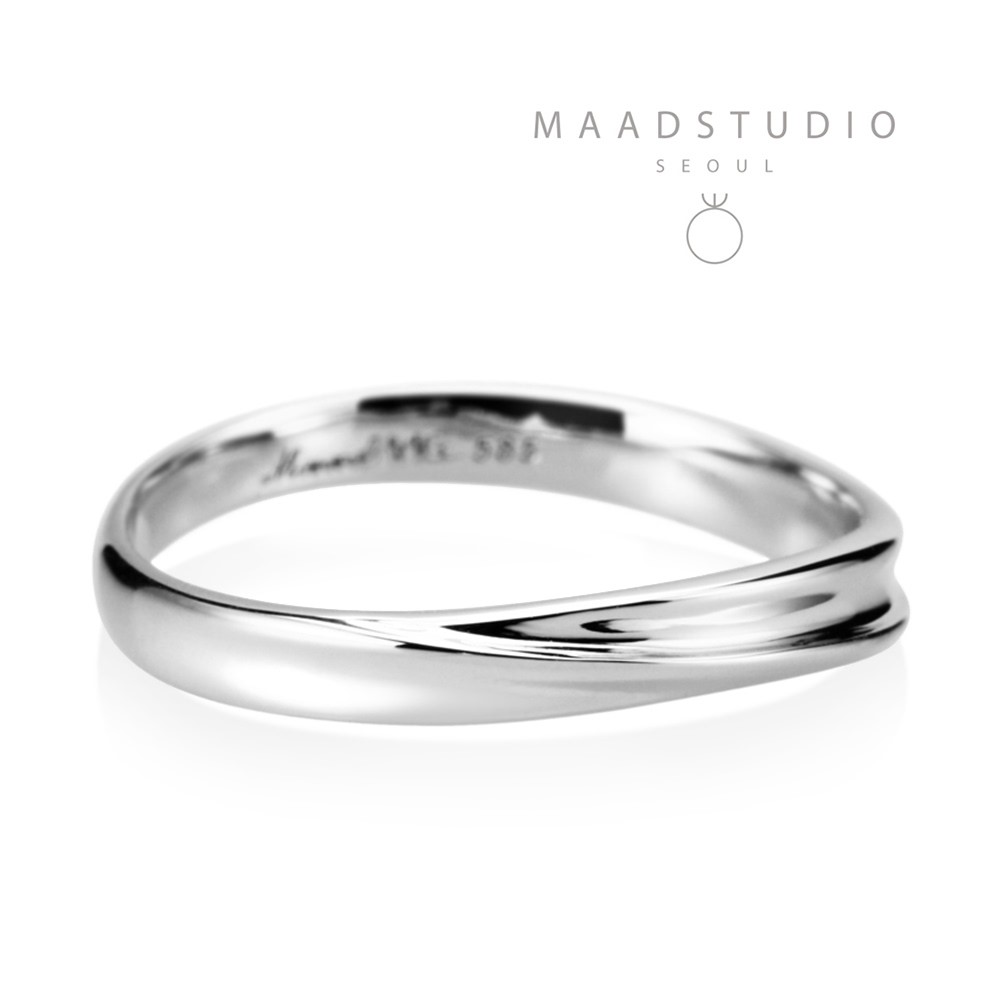 Infinity ring II MG (M) 14k White gold