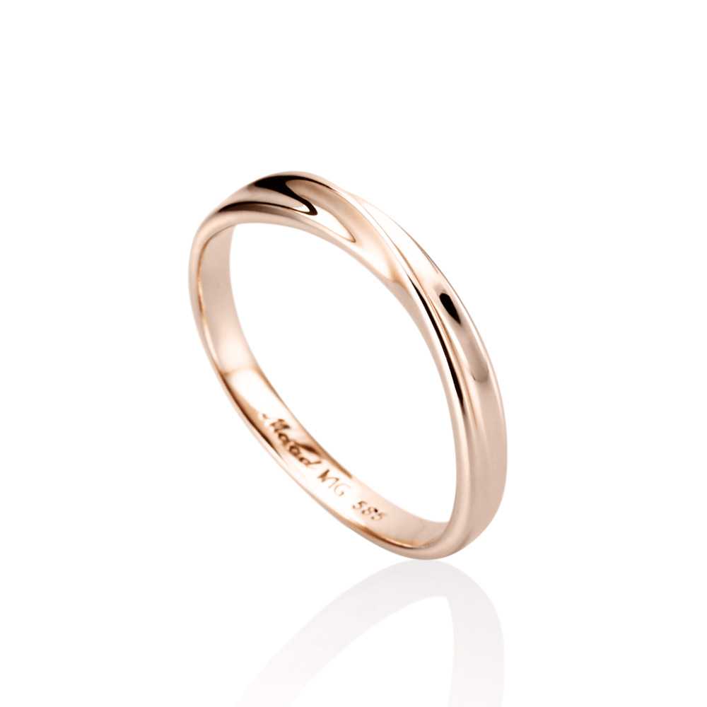 Infinity ring II MG (S) 14k Red gold