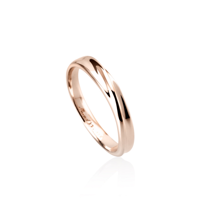 Infinity ring II MG (M) 14k Red gold