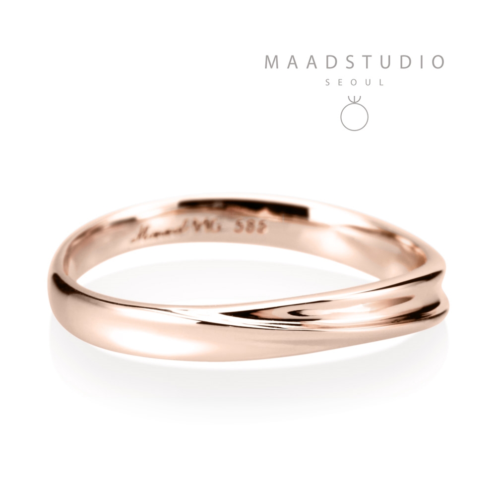 Infinity ring II MG (M) 14k Red gold