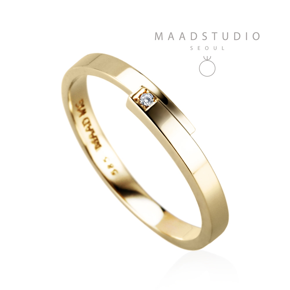 Covering MG ring (S) 14k gold Diamond