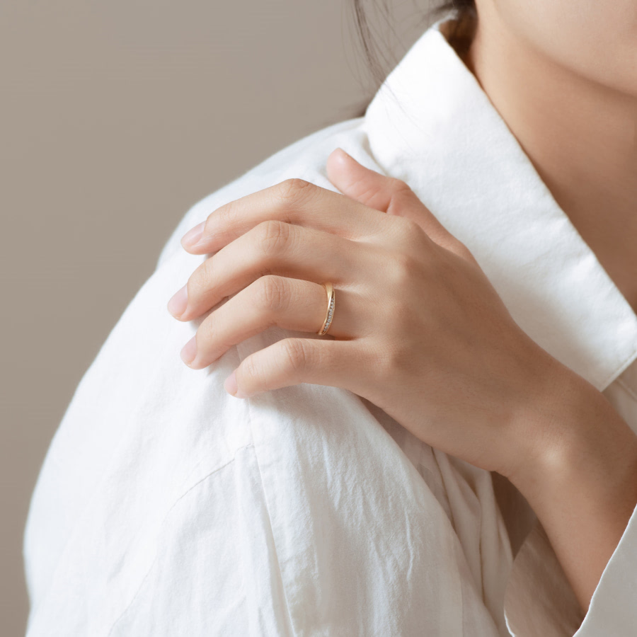 인피니티II 반지 (소) 14k CZ