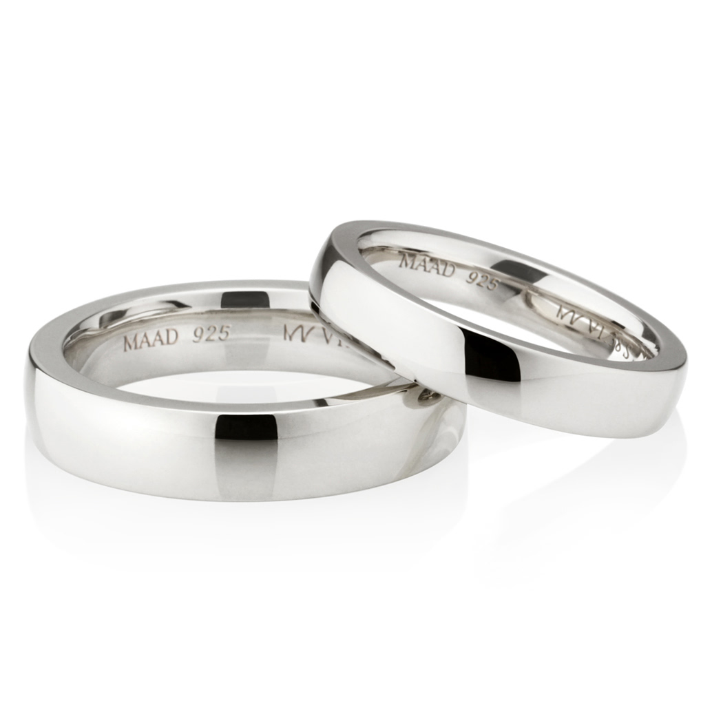 MR-VI 아치스퀘어밴드 커플링 4.8mm+3.8mm (중+소) Silver_925