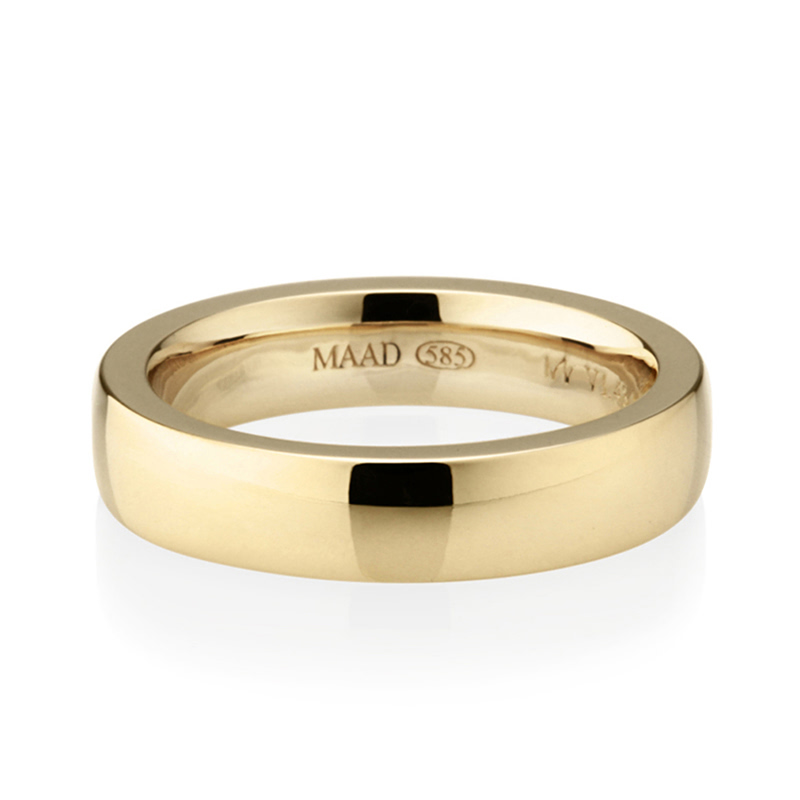 MR-VI 아치스퀘어밴드링 4.8mm (중) 14k