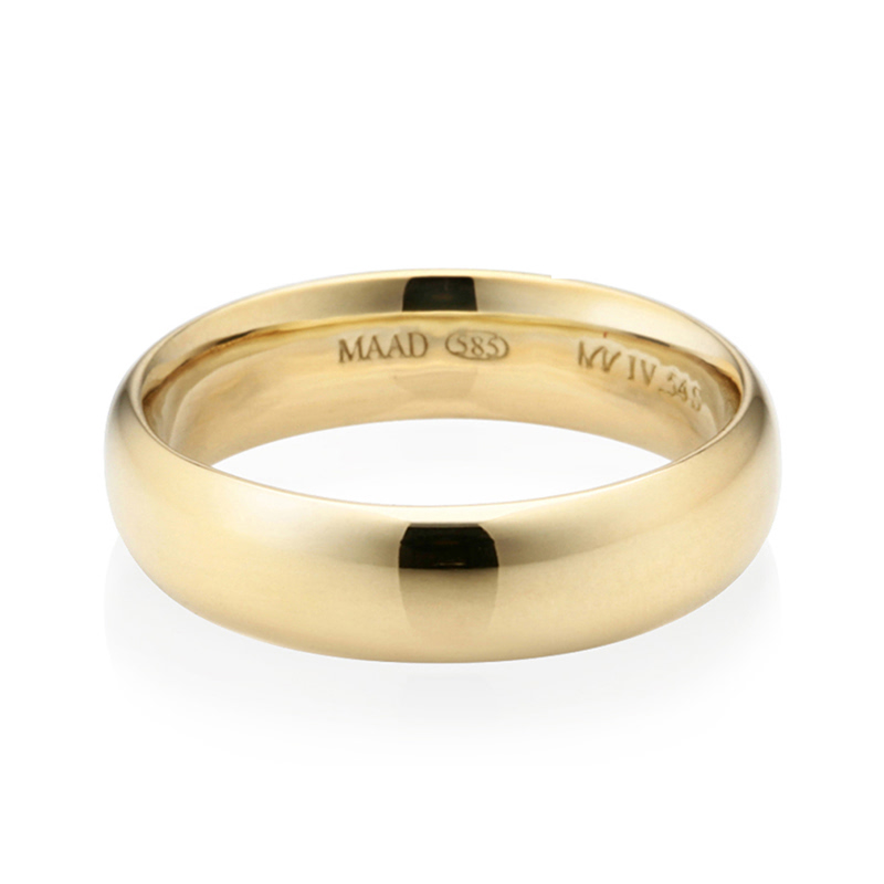 MR-IV 로우오벌밴드링 5.4mm (소) 14k