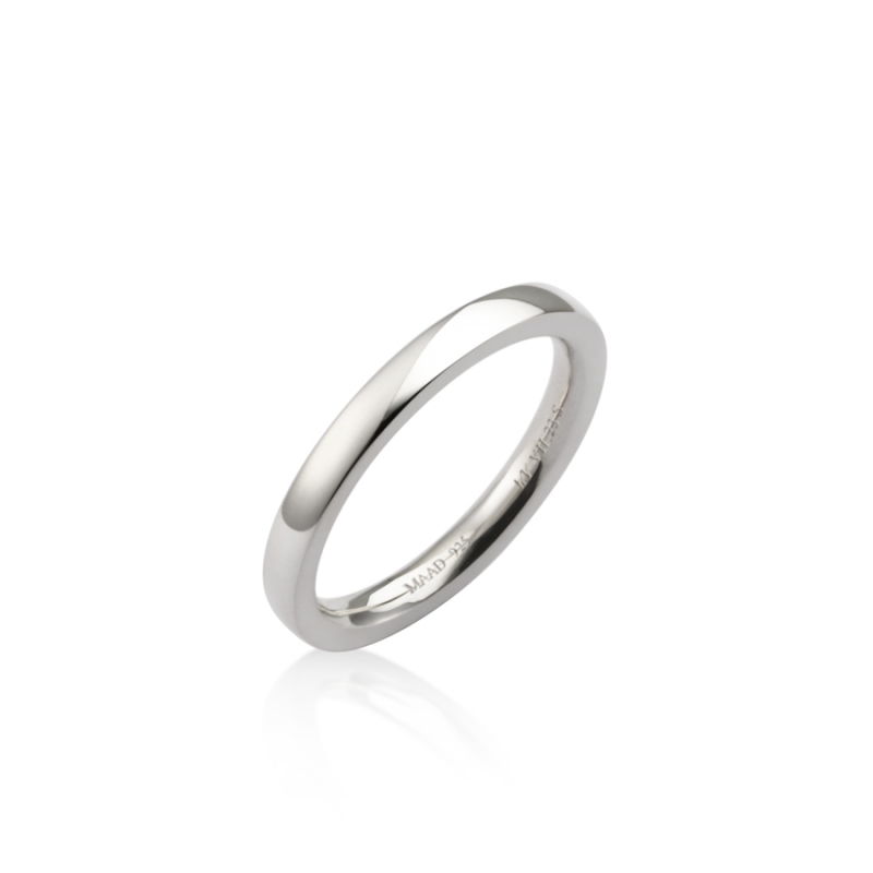MR-VII Square band ring 2.3mm Sterling silver