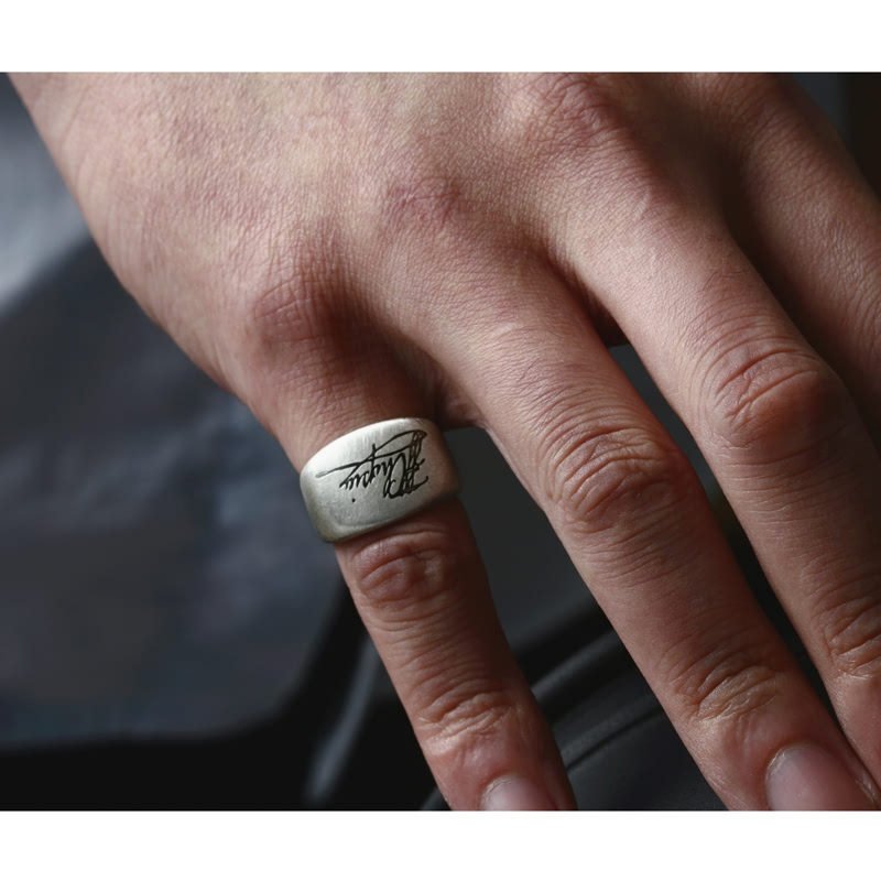 Signature™ Choping Signature ring I Sterling silver
