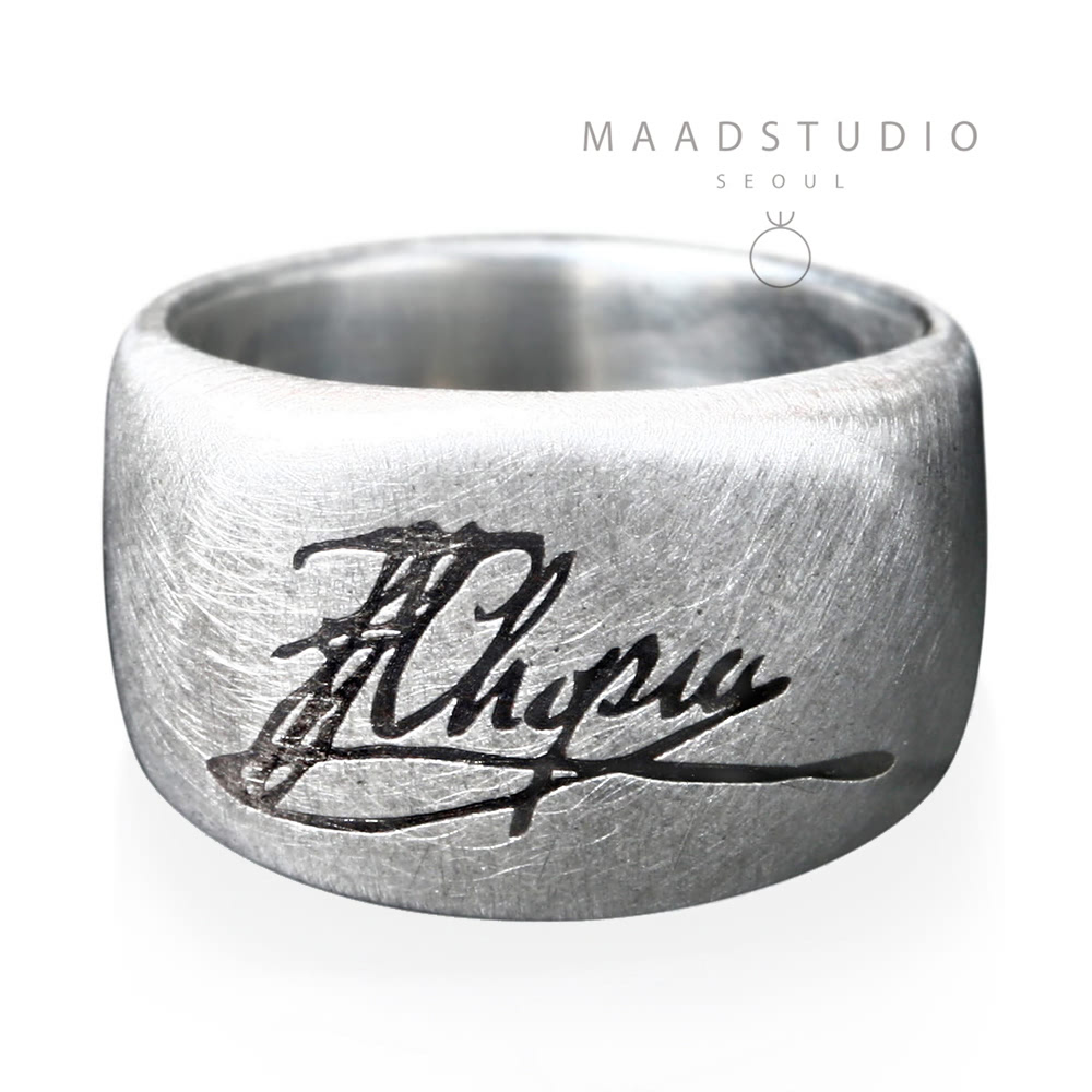 Signature™ Choping Signature ring I Sterling silver