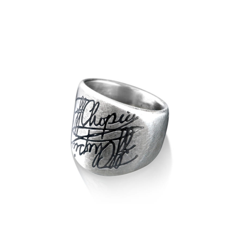 Signature™ Choping Signature ring II Sterling silver