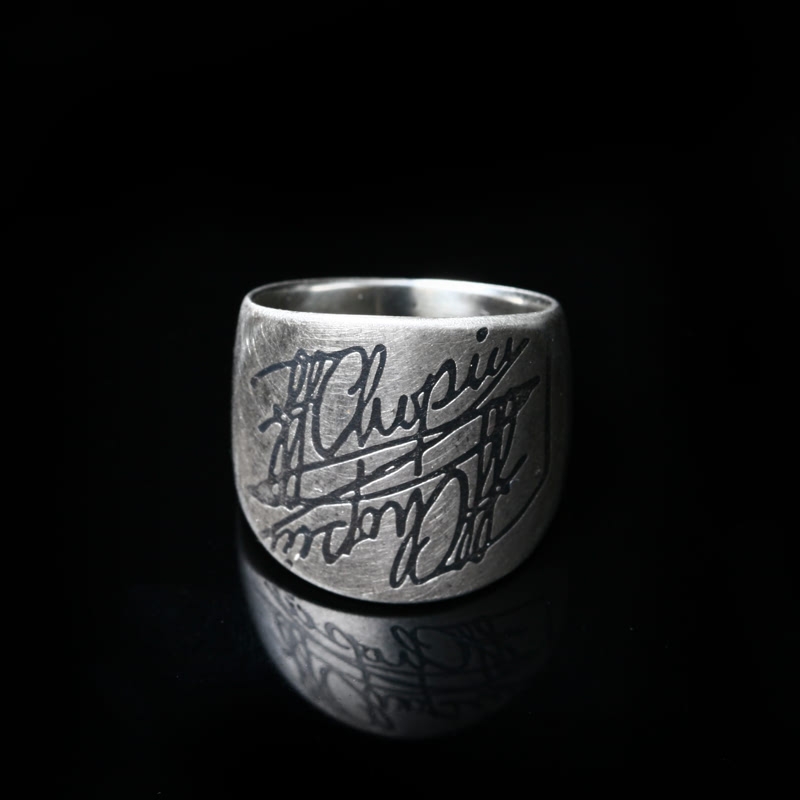 Signature™ Choping Signature ring II Sterling silver