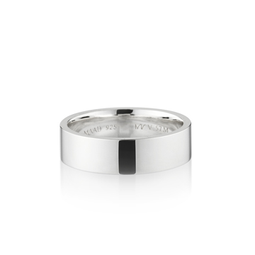 MR-V Flat band ring 5.7mm Sterling silver