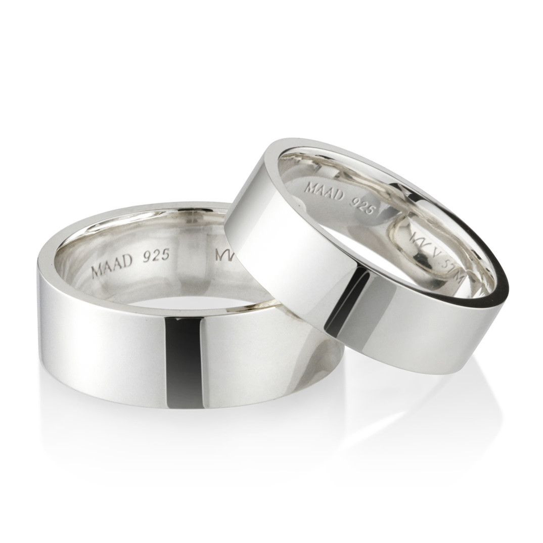 MR-V 플랫밴드 커플링 7.0mm+5.7mm (중+중) Silver_925