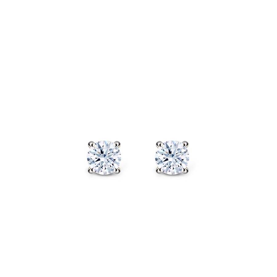 Birdcage II earring 14k White gold 0.2ct