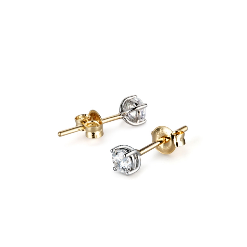 Birdcage II earring 14k White gold 0.2ct