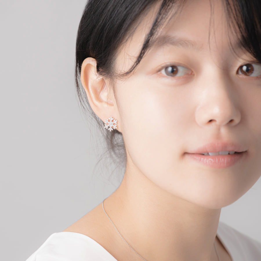 눈의 꽃 Set Silver_925 CZ