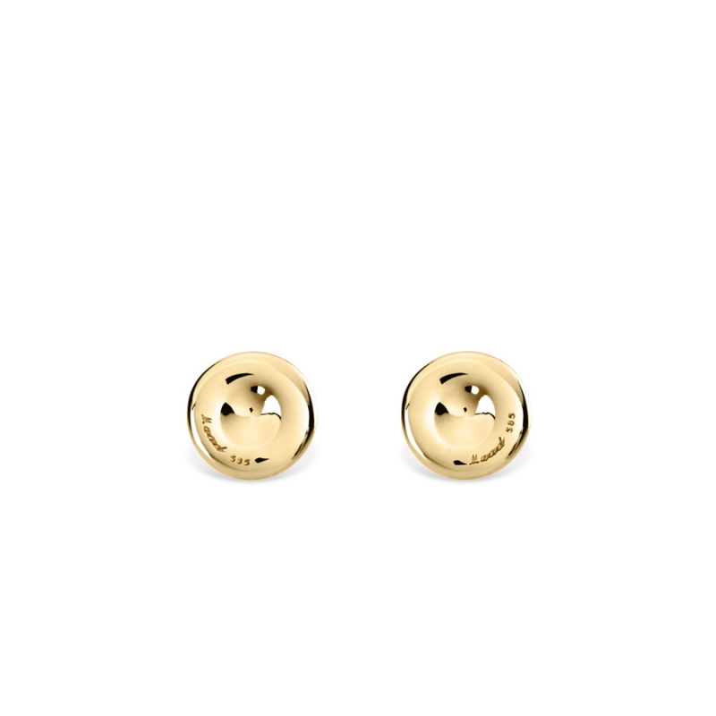 Erythrocyte earring 14k gold