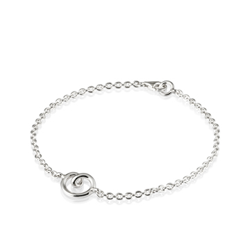 Love heart bracelet (S) Sterling silver