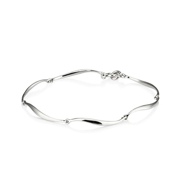 Willow leaf bracelet (S) Sterling silver