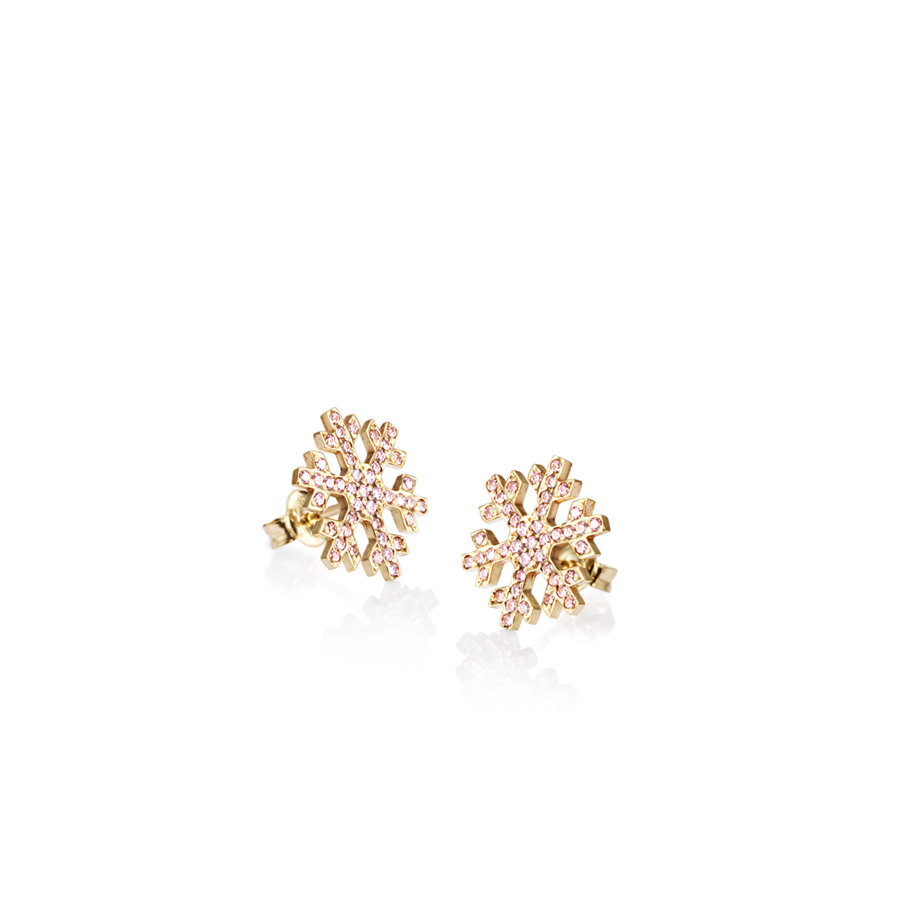 눈의 꽃 Set 14k pink CZ