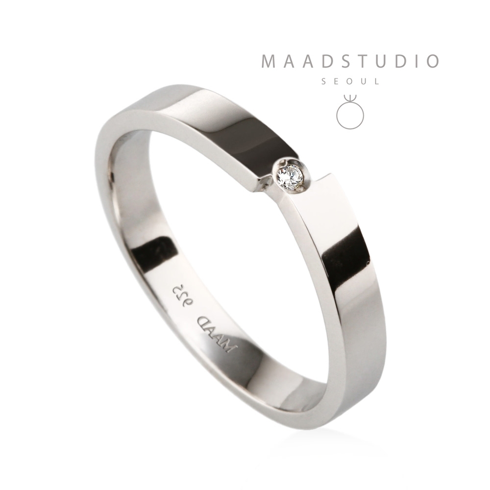 Encounter MG ring (M) Diamond Sterling silver