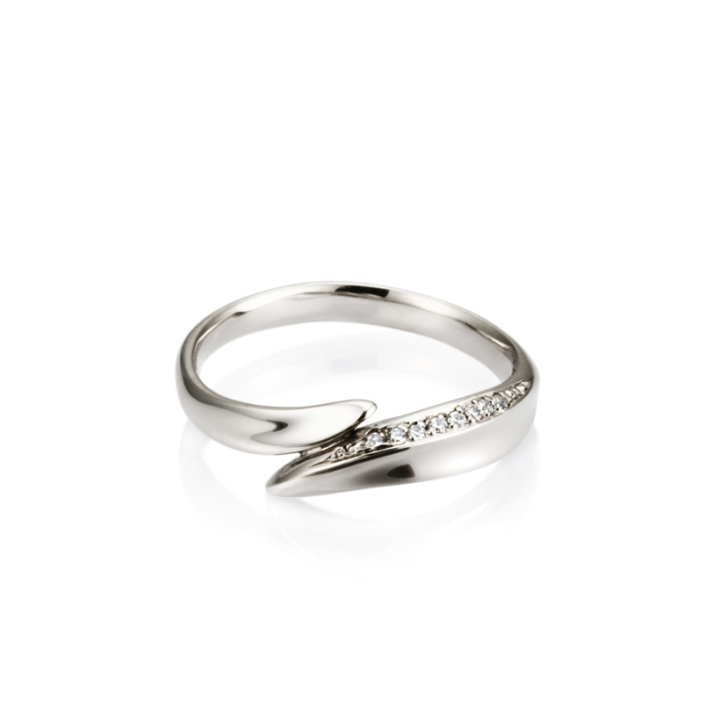 Neofinetia ring (S) CZ Sterling silver