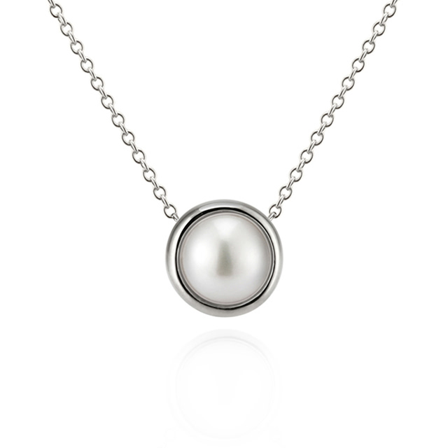 돈구리 목걸이 Silver_925 pearl