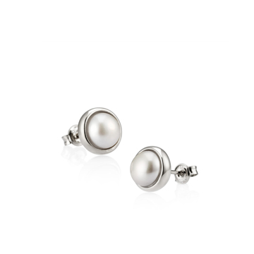 Donguri earring pearl Sterling silver