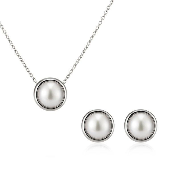 돈구리 Set Silver_925 pearl