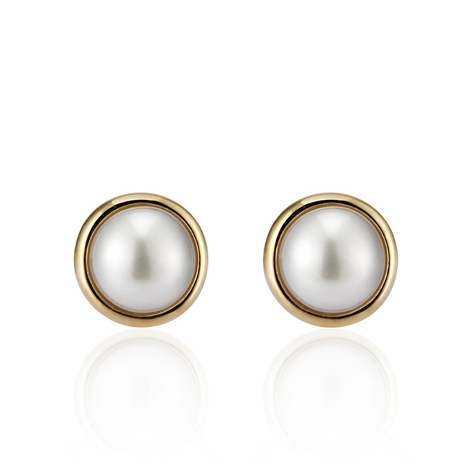 돈구리 귀걸이 14k pearl