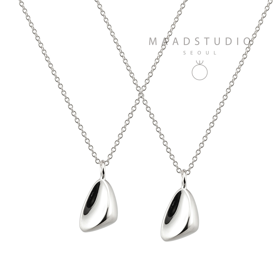 Gayo maretan II couple pendant Set (M&M) Sterling silver