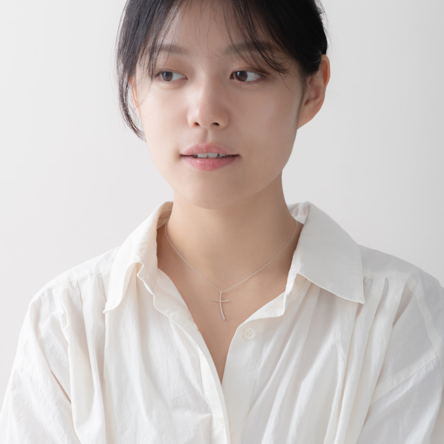 레이크로스 목걸이 (중) Silver_925