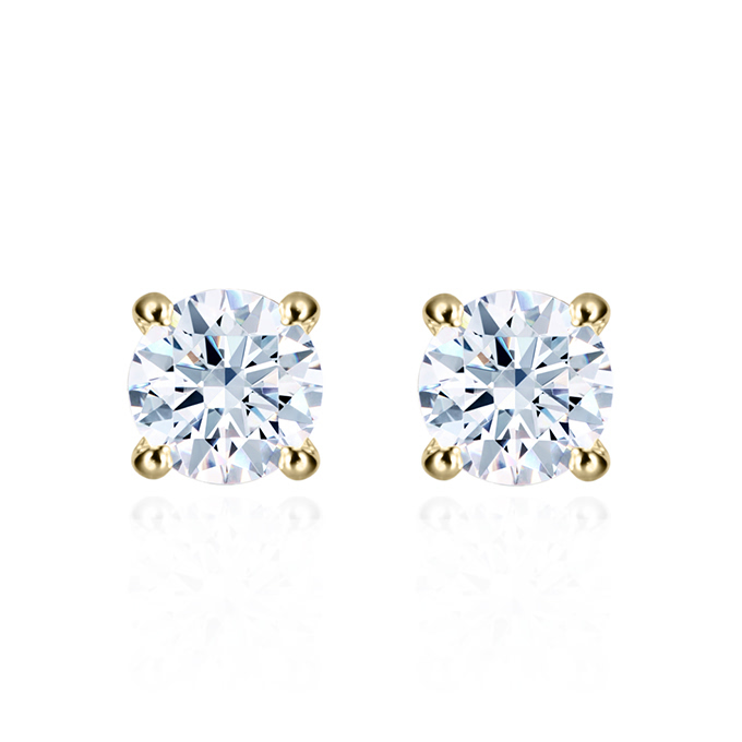 버드케이지II 귀걸이 14k 0.3ct