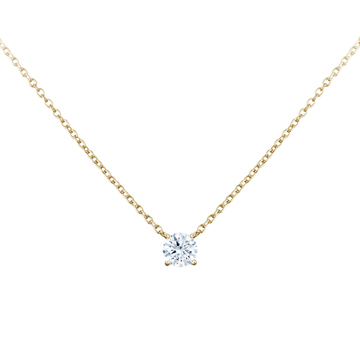 Birdcage II pendant 14k gold CZ 0.3ct