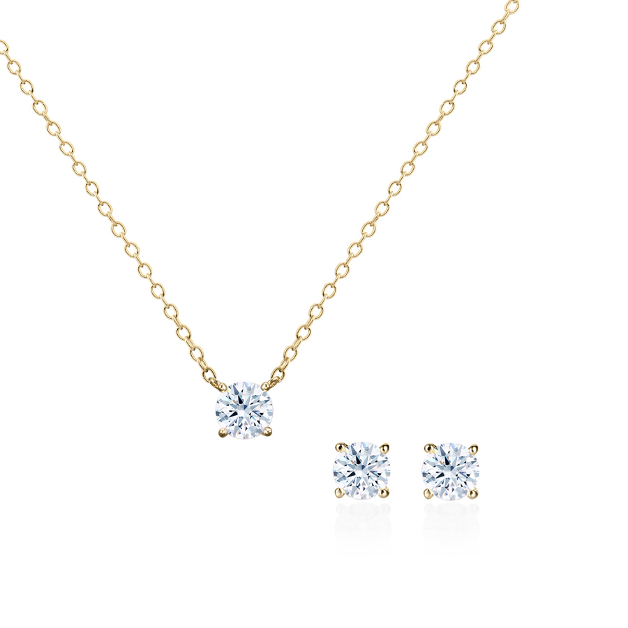 버드케이지II Set 14k 0.3ct