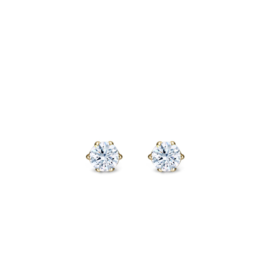 버드케이지 귀걸이 14k 0.1ct